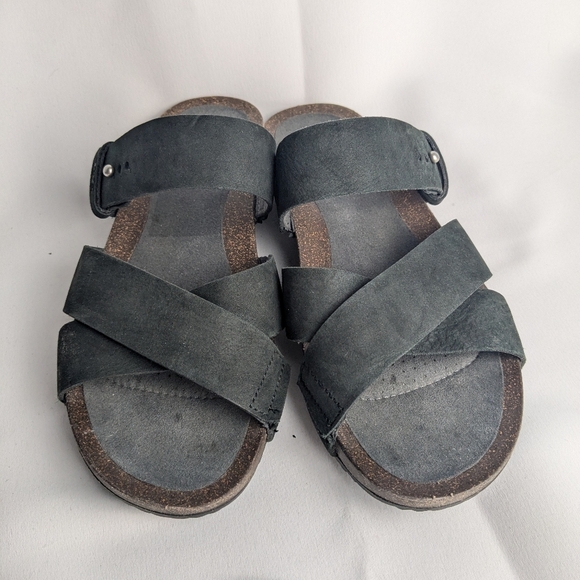 TEVA sandals Size 7.5 Women Model Mahonia Slides Black And Tan Color - Picture 5 of 12